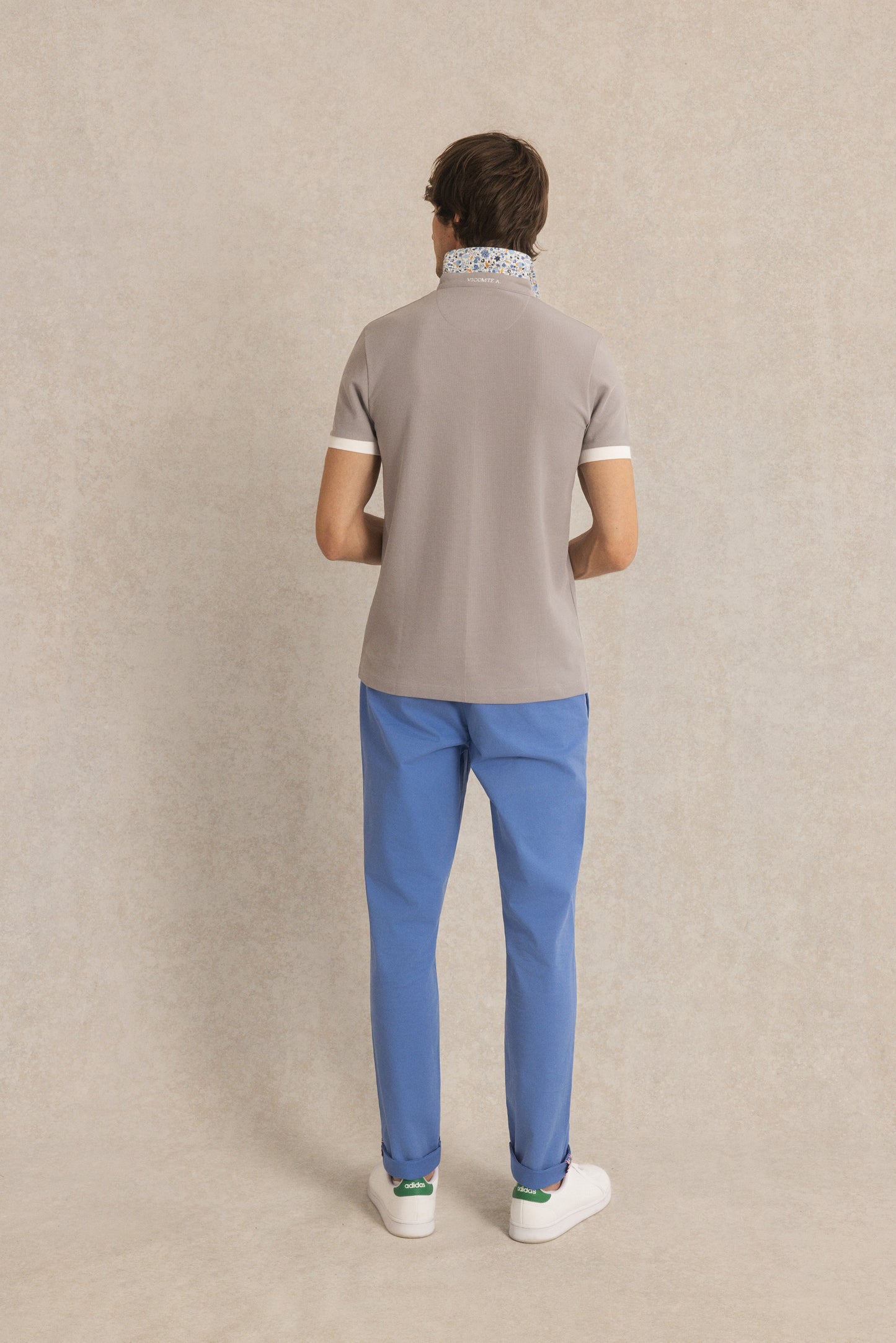 Polo à Détails Imprimé