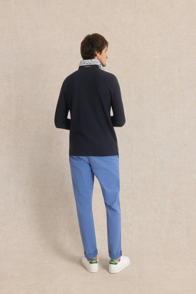 Polo Manches Longues à détails imprimé - Image principale