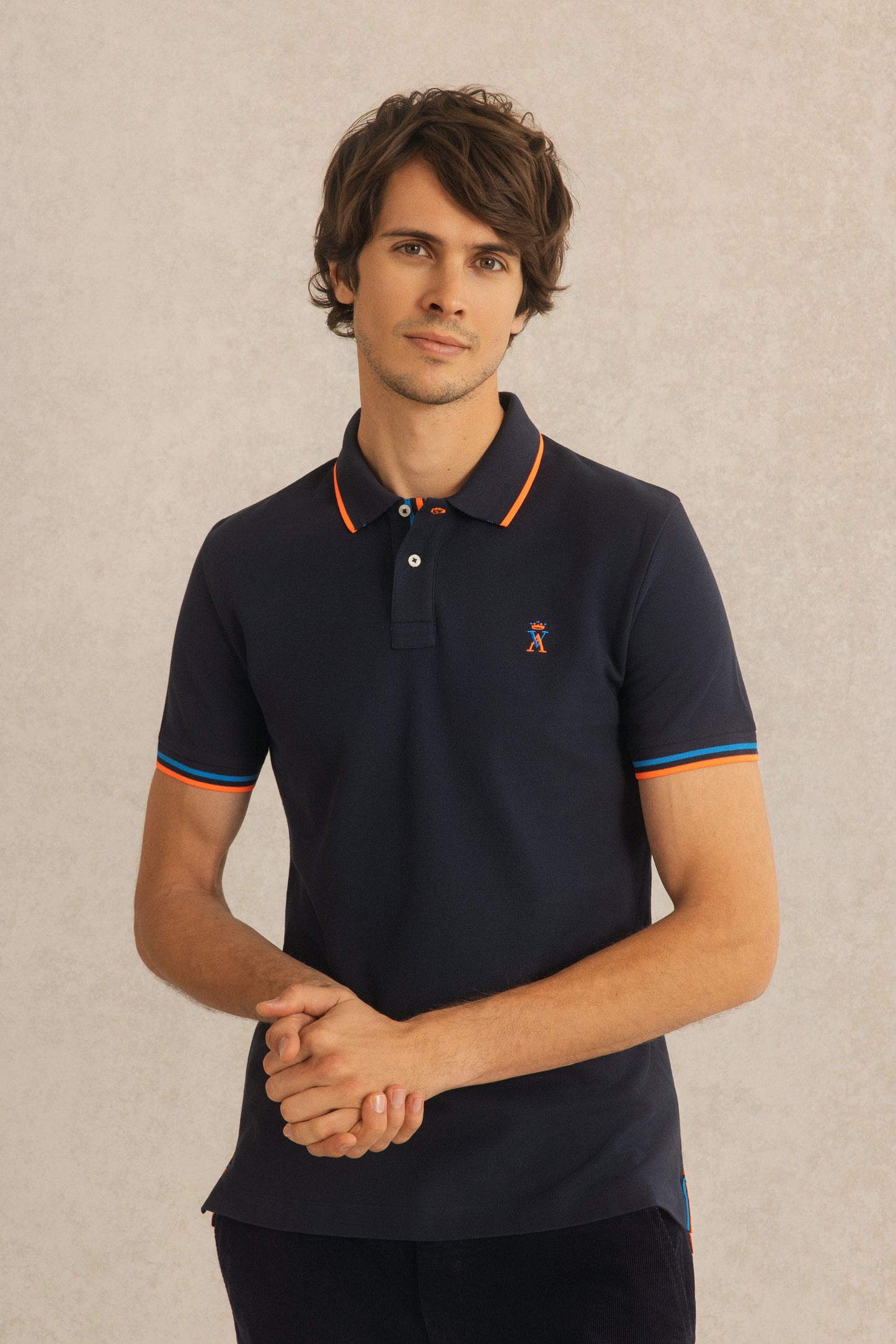 Polo à Détails Fluo
