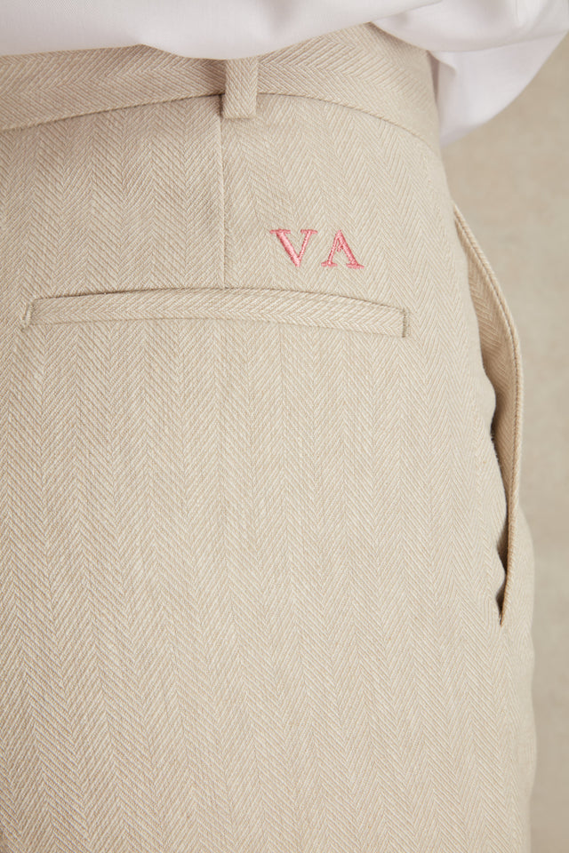 Pantalon à Motifs Chevrons - Image principale