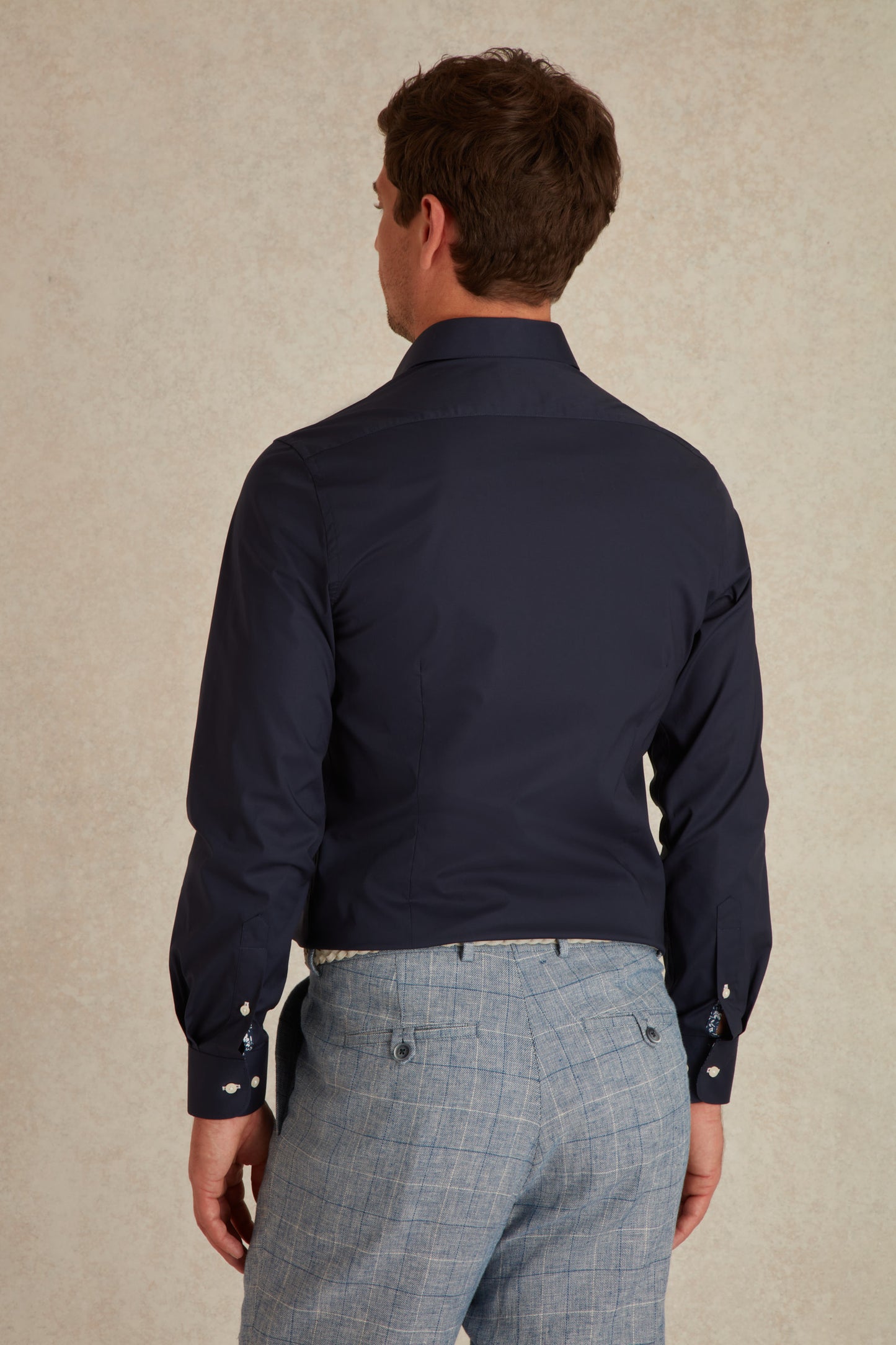 Chemise Slim en Popeline Stretch