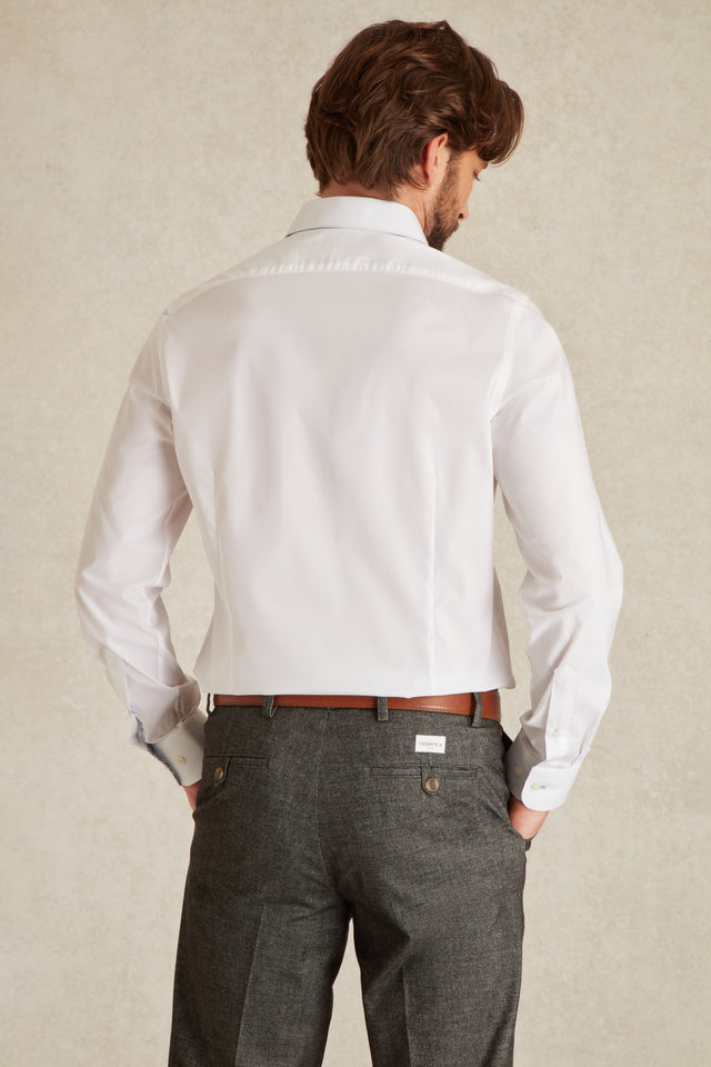 Chemise Slim en Popeline Stretch - Image principale