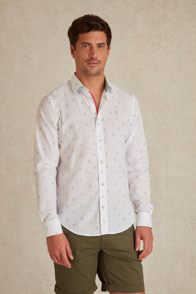 Chemise Regular à Détails Brodés - Image principale
