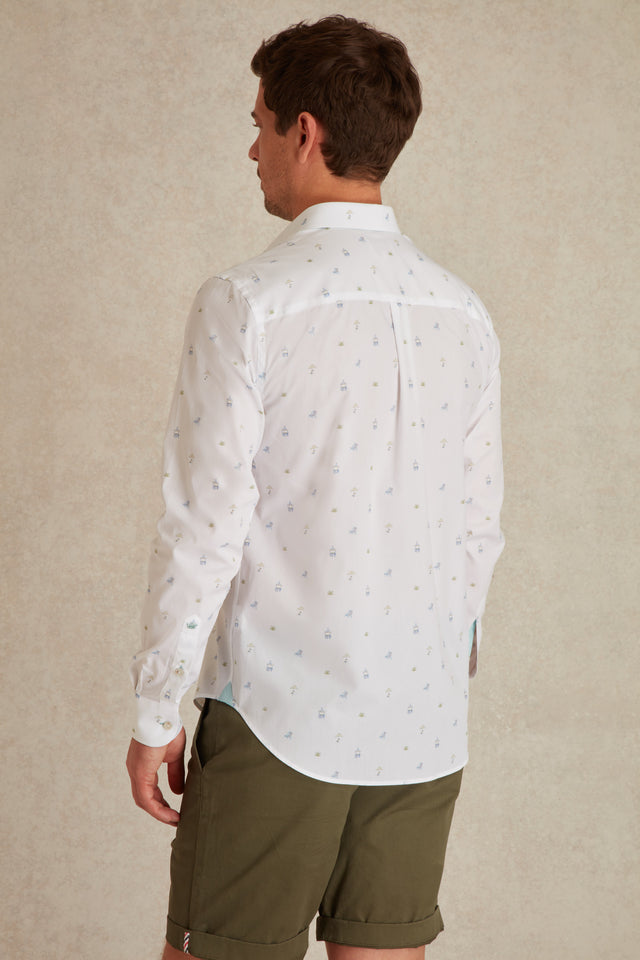 Chemise Regular à Détails Brodés - Image principale