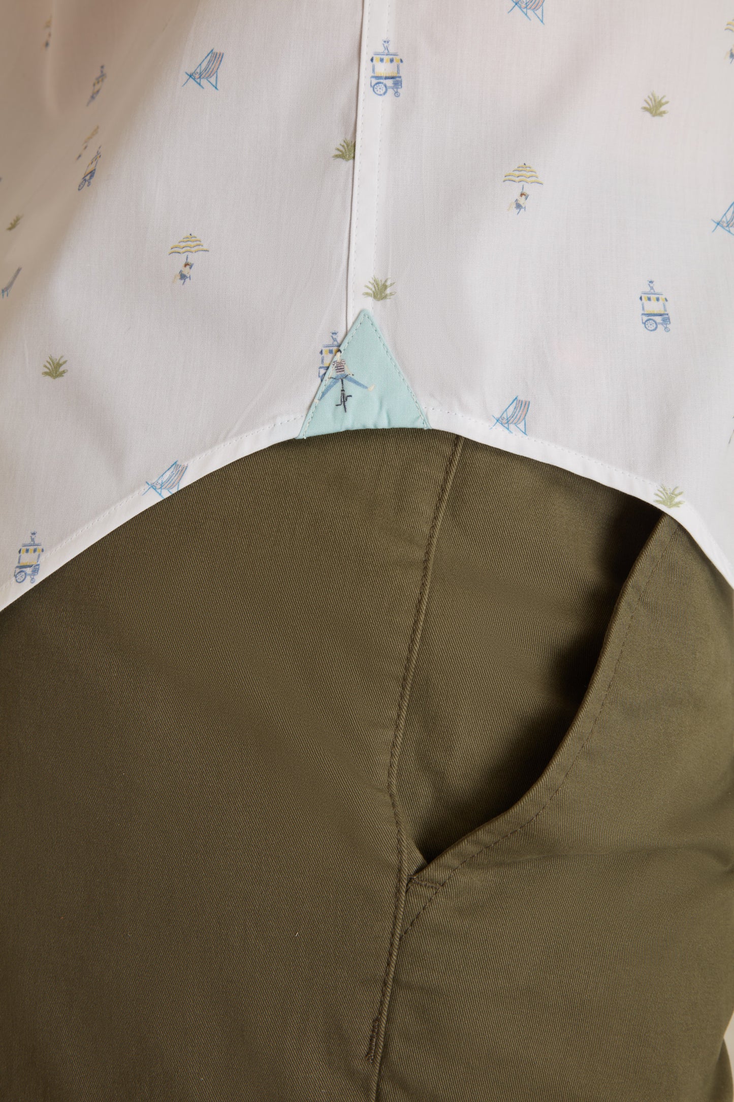 Chemise Regular à Détails Brodés