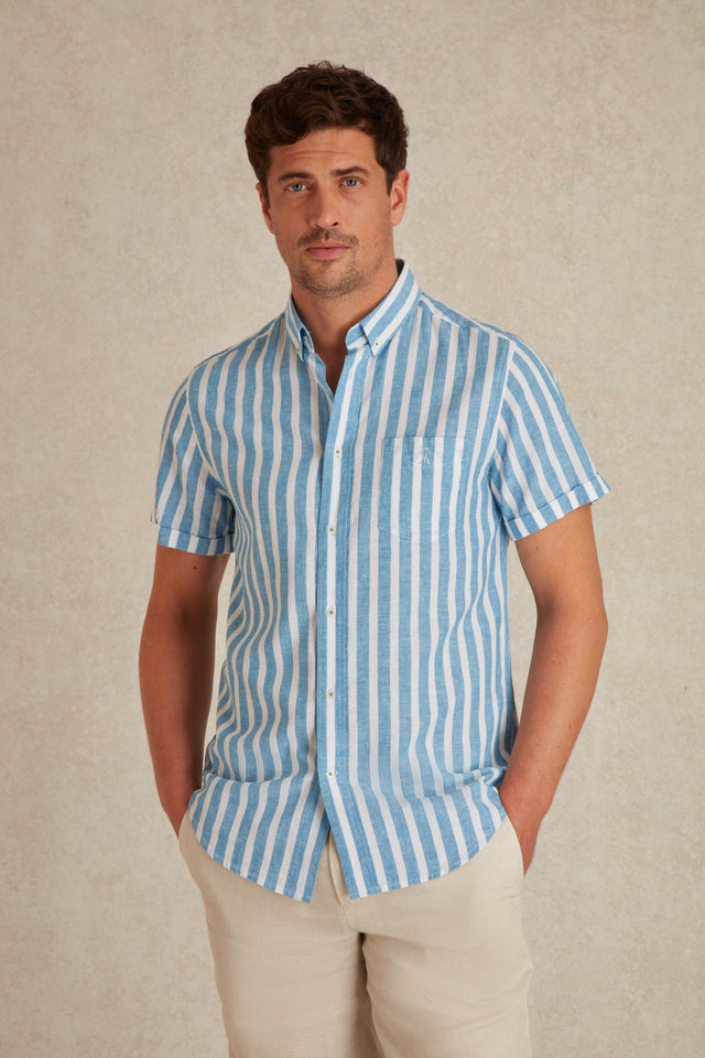 Chemise Manches Courtes à Rayures - Image principale