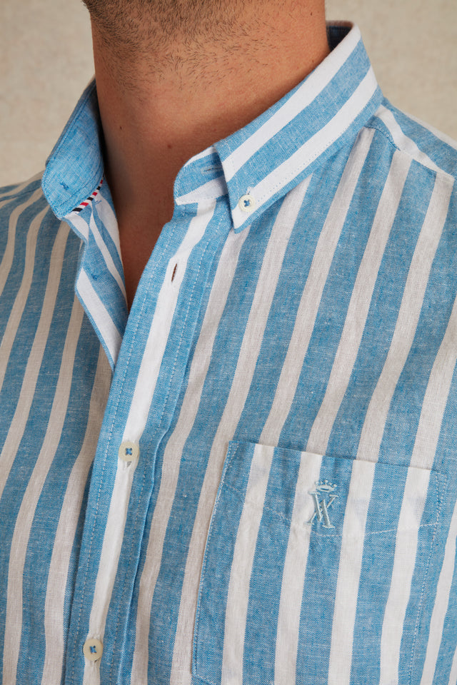 Chemise Manches Courtes à Rayures - Image principale