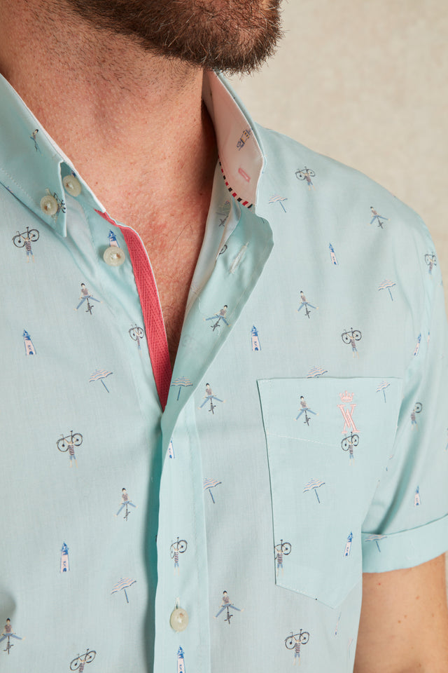 Chemise Manches Courtes à Imprimé - Image principale