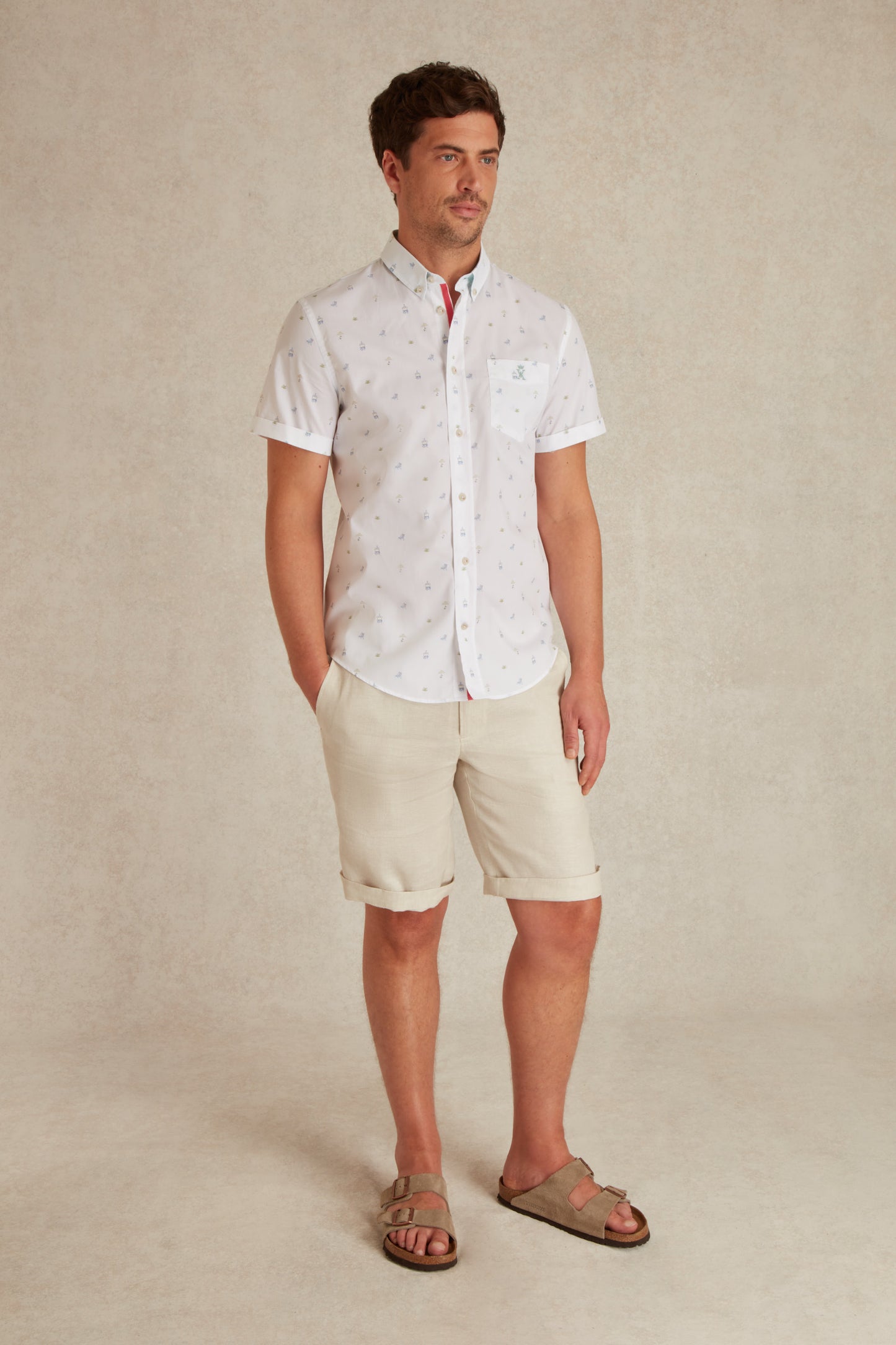 Chemise Manches Courtes à Imprimé