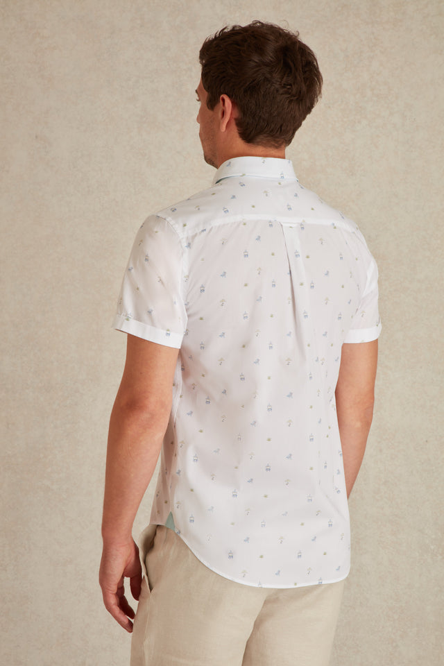 Chemise Manches Courtes à Imprimé - Image principale