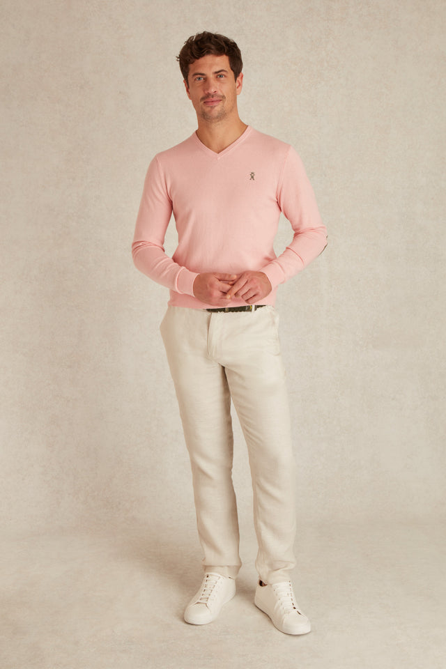 Pantalon en Lin Uni - Image principale