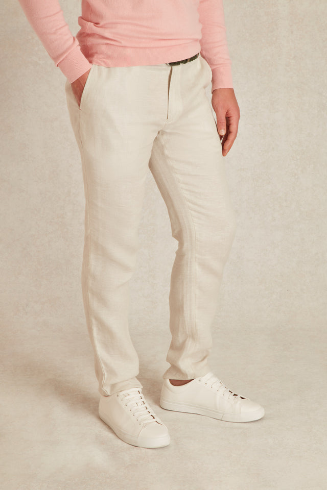 Pantalon en Lin Uni - Image principale