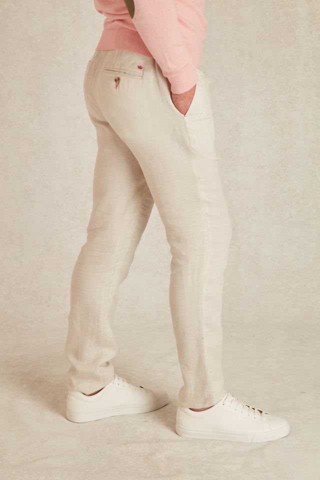 Pantalon en Lin Uni - Image principale