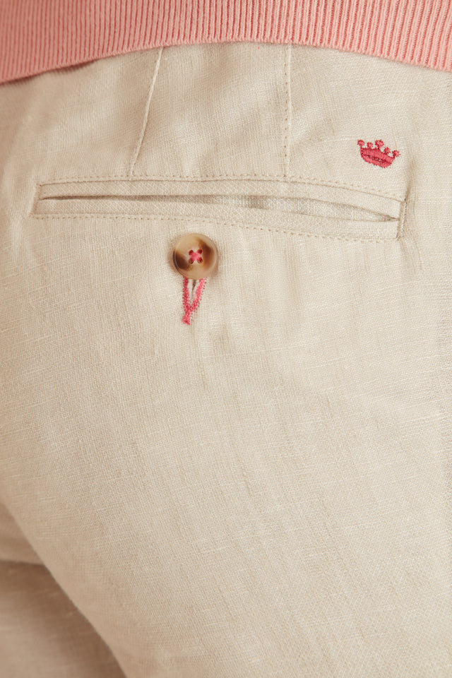 Pantalon en Lin Uni - Image principale