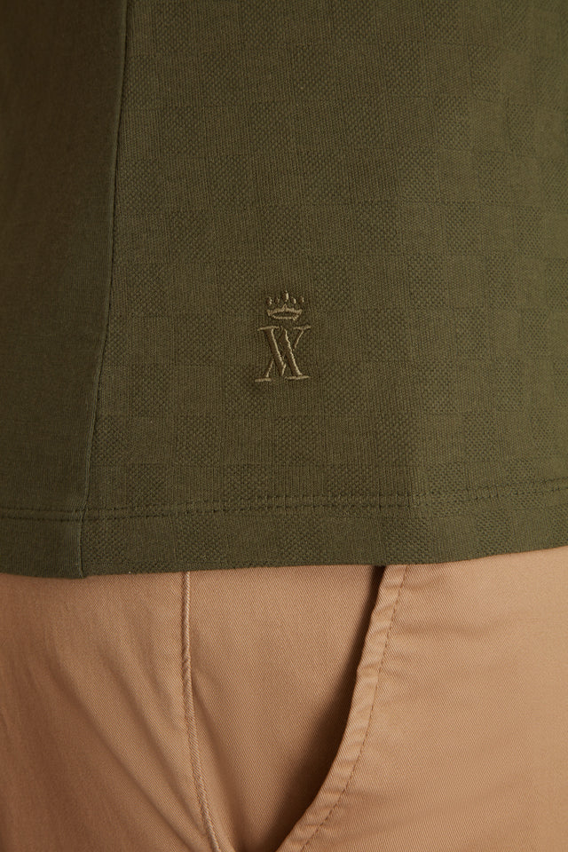 Polo à Manches Courtes Texturé - Image principale