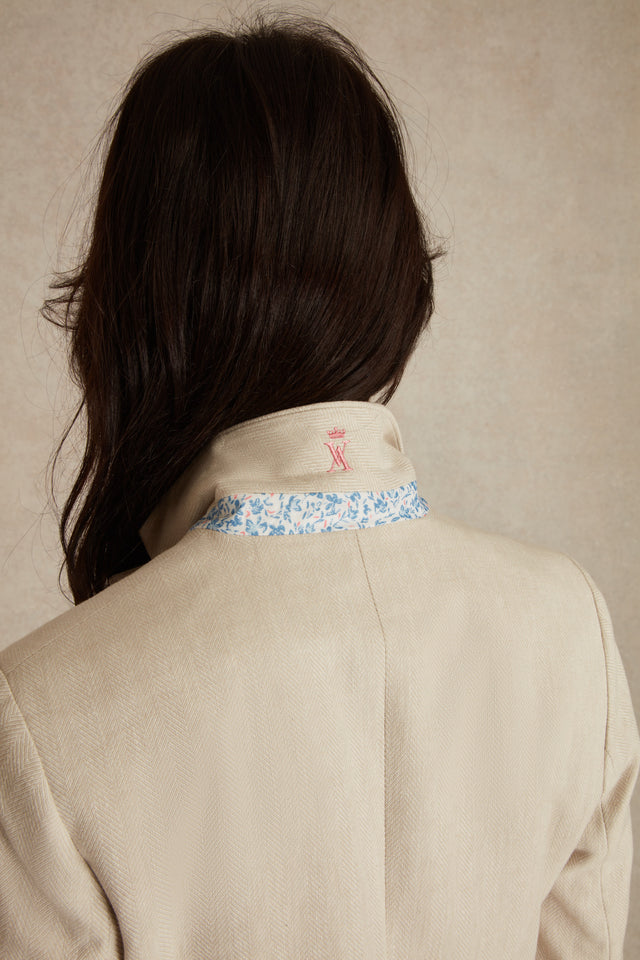 Blazer à Motif Chevron - Image principale