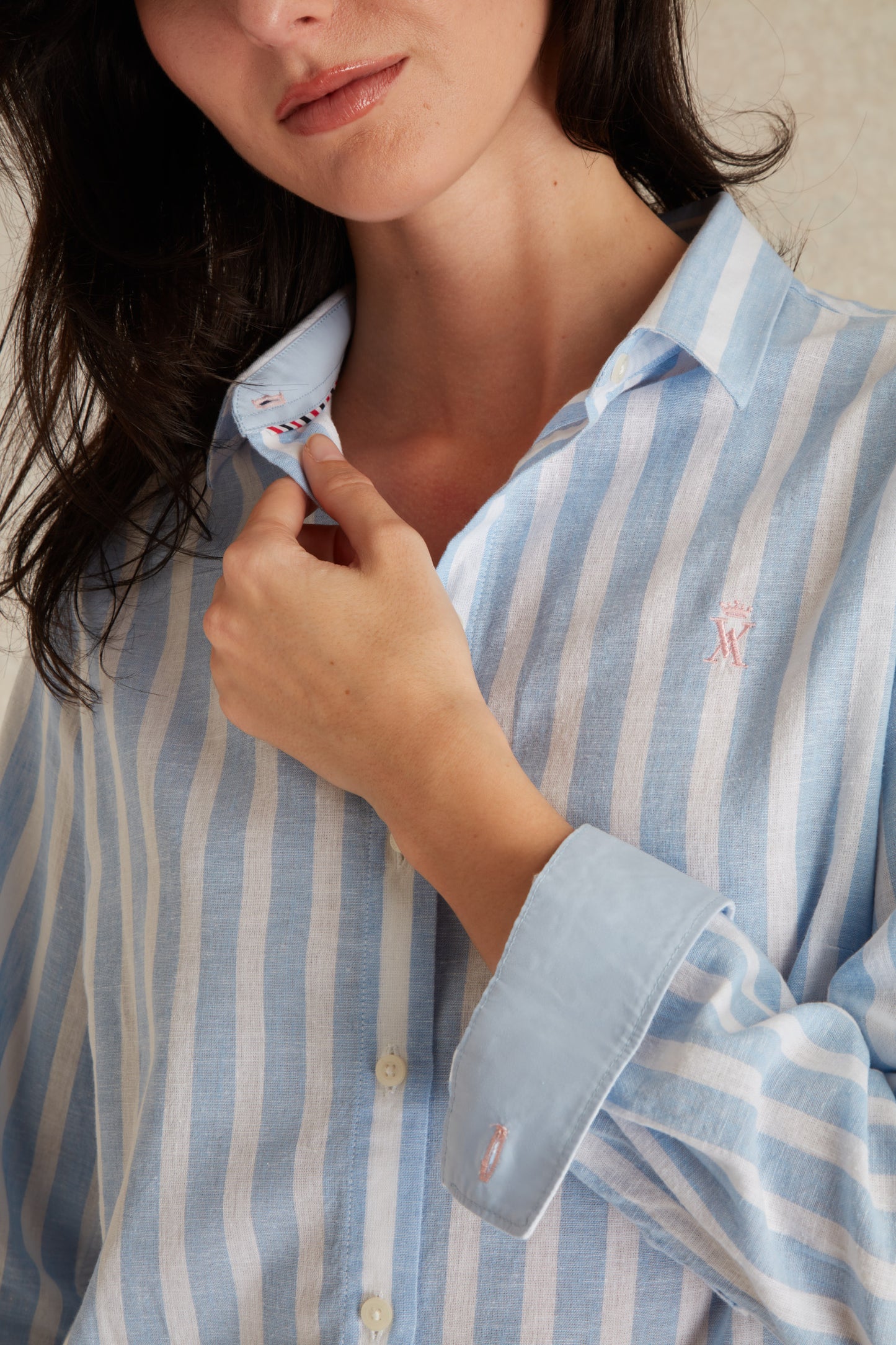 Chemise Regular à Larges Rayures