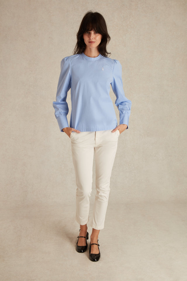 Blouse Col Rond Rayée - Image principale