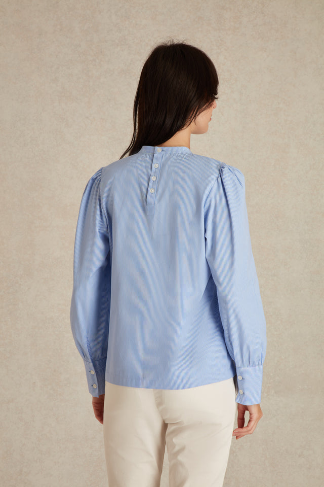 Blouse Col Rond Rayée - Image principale