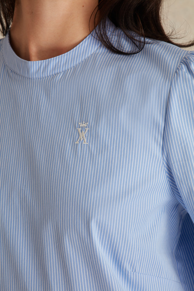 Blouse Col Rond Rayée - Image principale