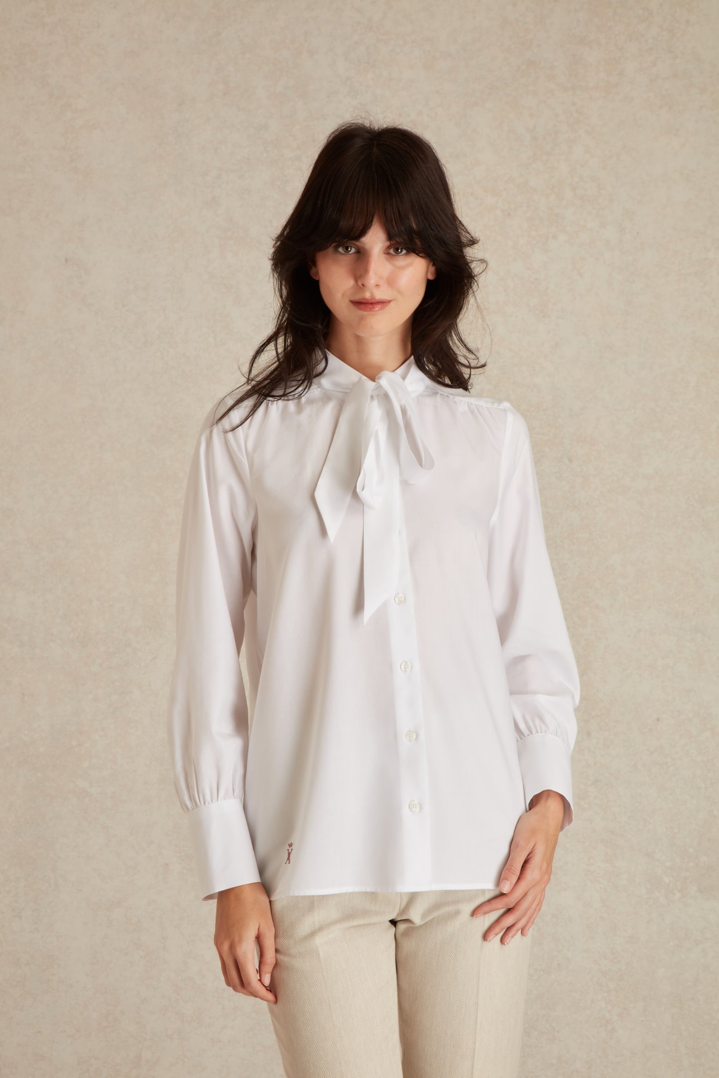 Blouse Col Noué