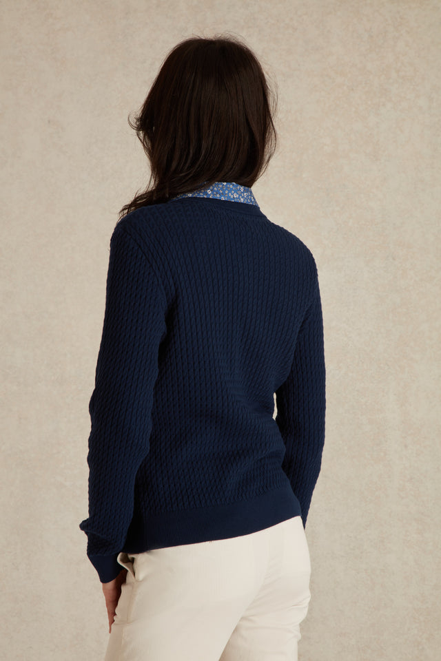 Pull Col V à Torsades - Image principale