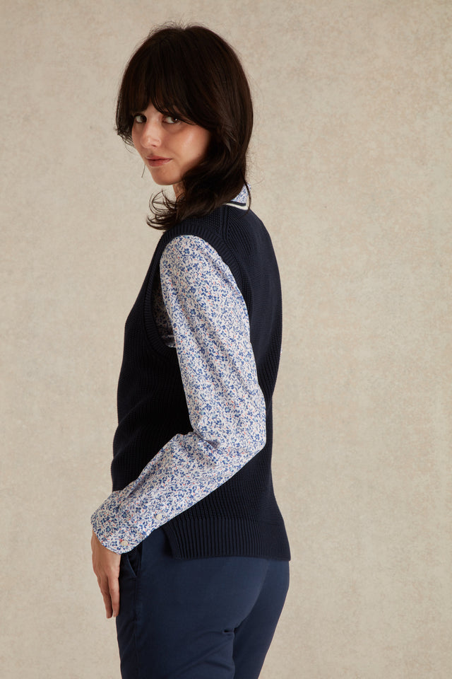 Pull Col Rond Sans Manches - Image principale