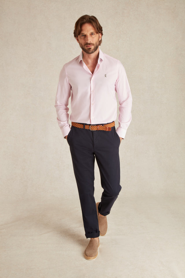 Chemise Slim en Popeline Stretch - Image principale