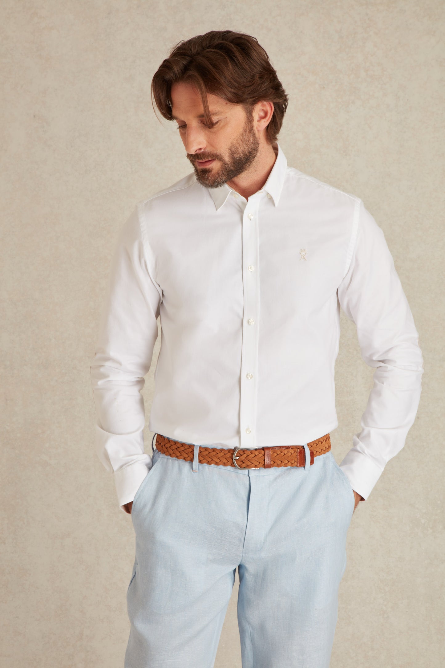 Chemise Slim en Oxford