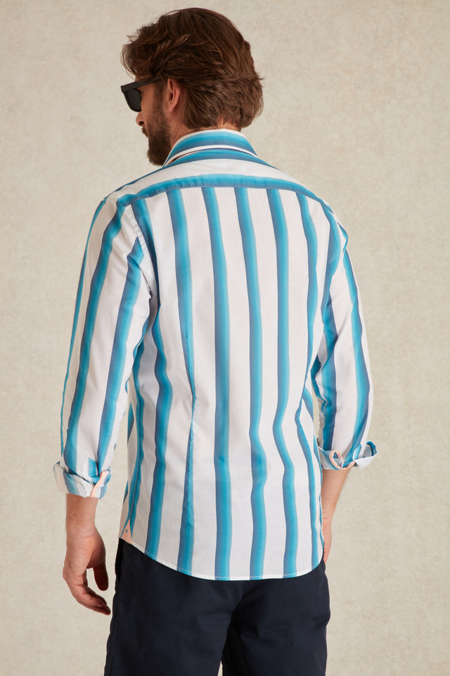 Chemise Slim à Rayures Dégradées - Image principale
