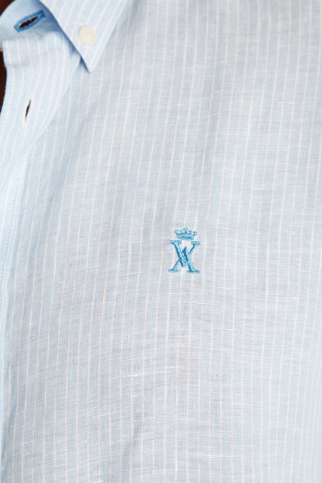 Chemise Regular Multipatch en Lin - Image principale