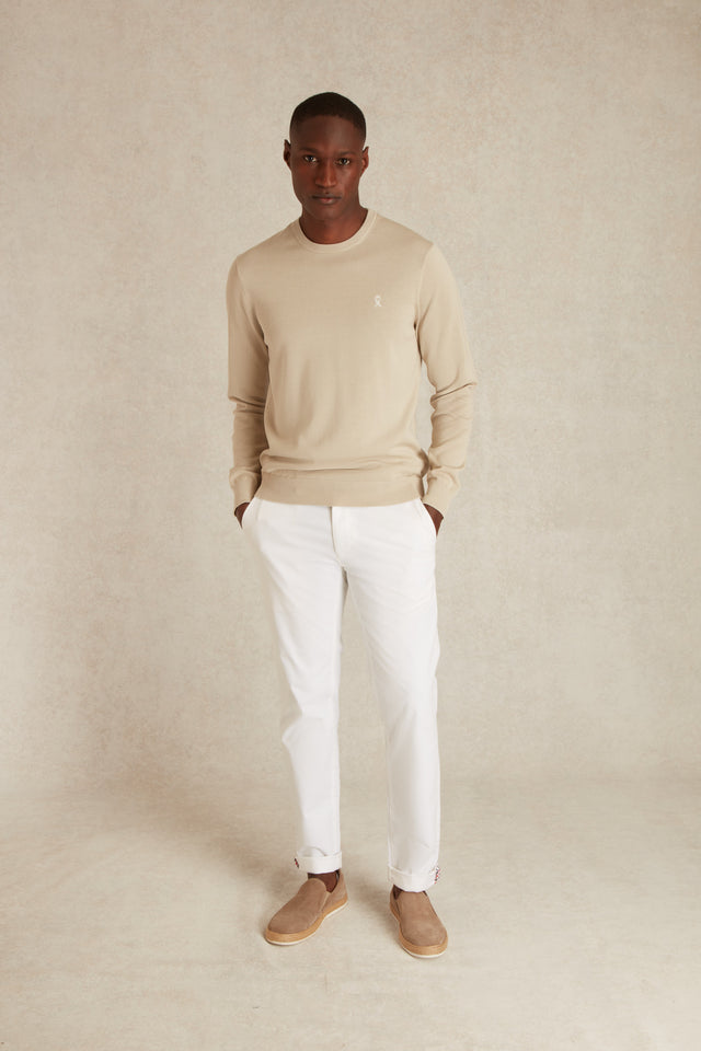 Pull Col Rond Uni - Image principale