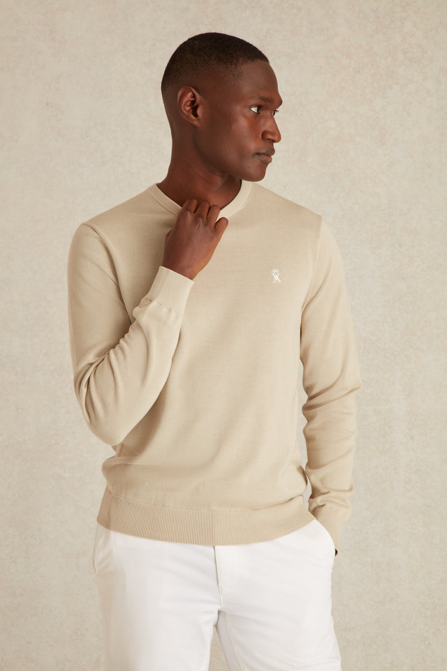 Pull Col Rond Uni - Image principale