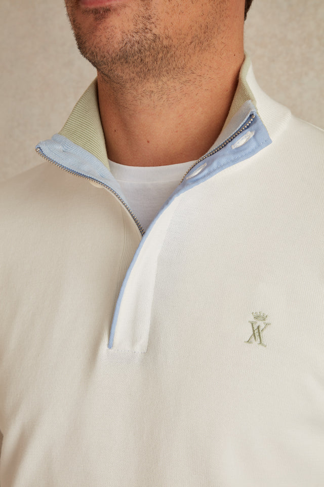 Pull Demi Zippé - Image principale