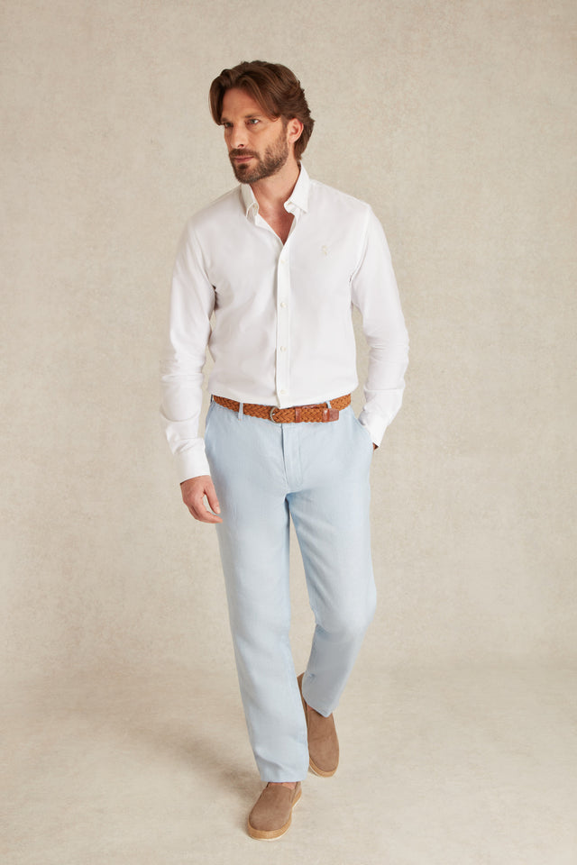 Pantalon en Lin Uni - Image principale