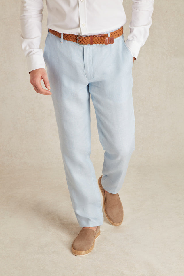 Pantalon en Lin Uni - Image principale
