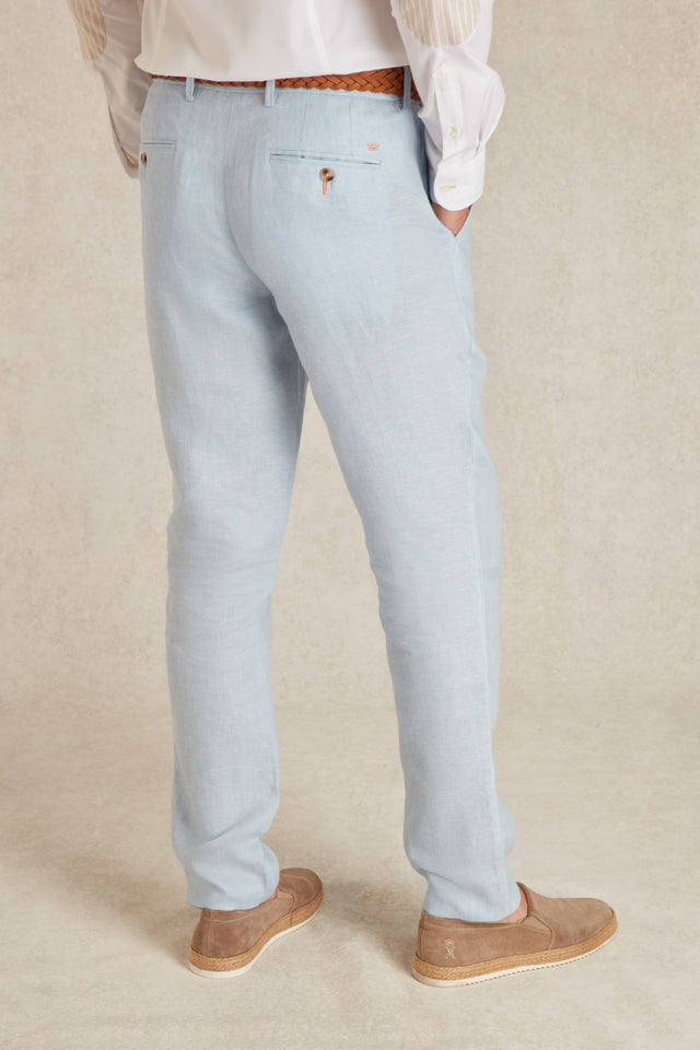 Pantalon en Lin Uni - Image principale