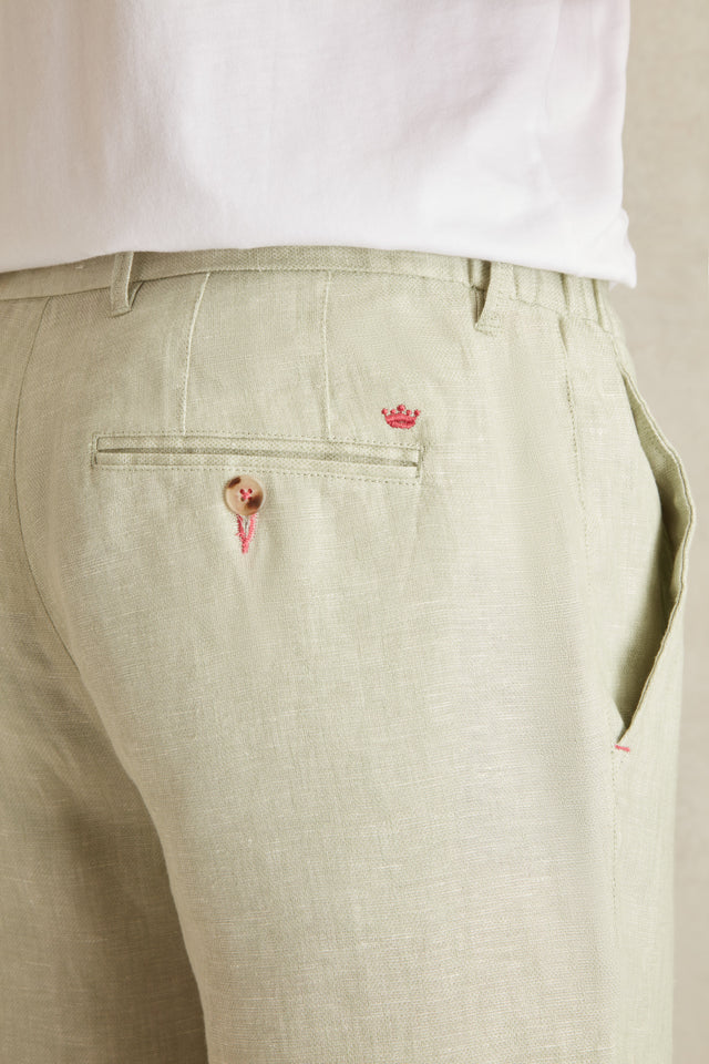 Pantalon en Lin Uni - Image principale