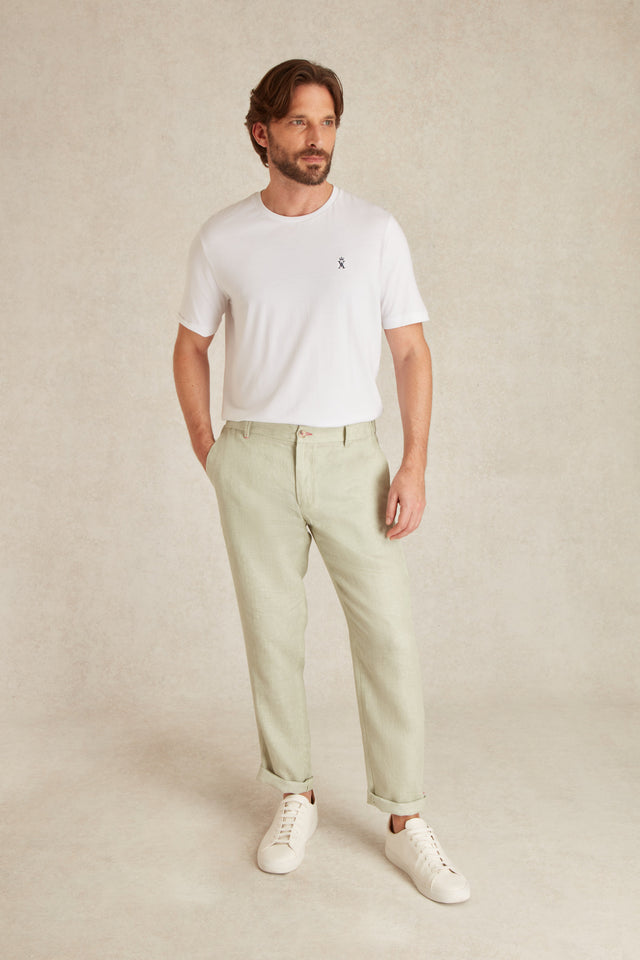 Pantalon en Lin Uni - Image principale