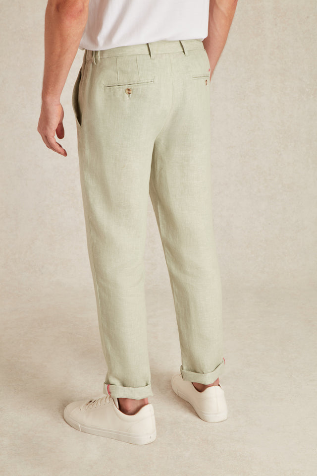 Pantalon en Lin Uni - Image principale
