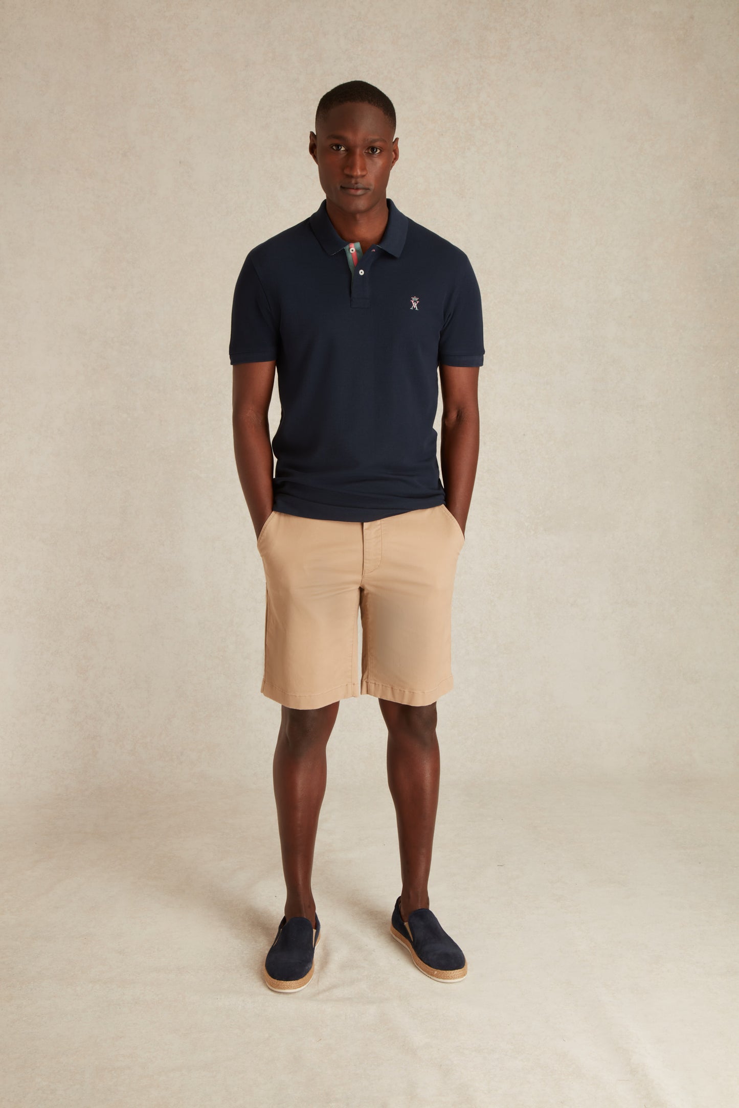 Polo à Détails Bicolore