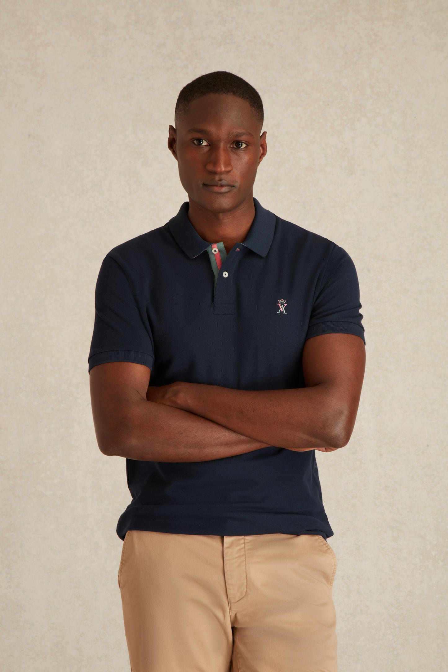 Polo à Détails Bicolore