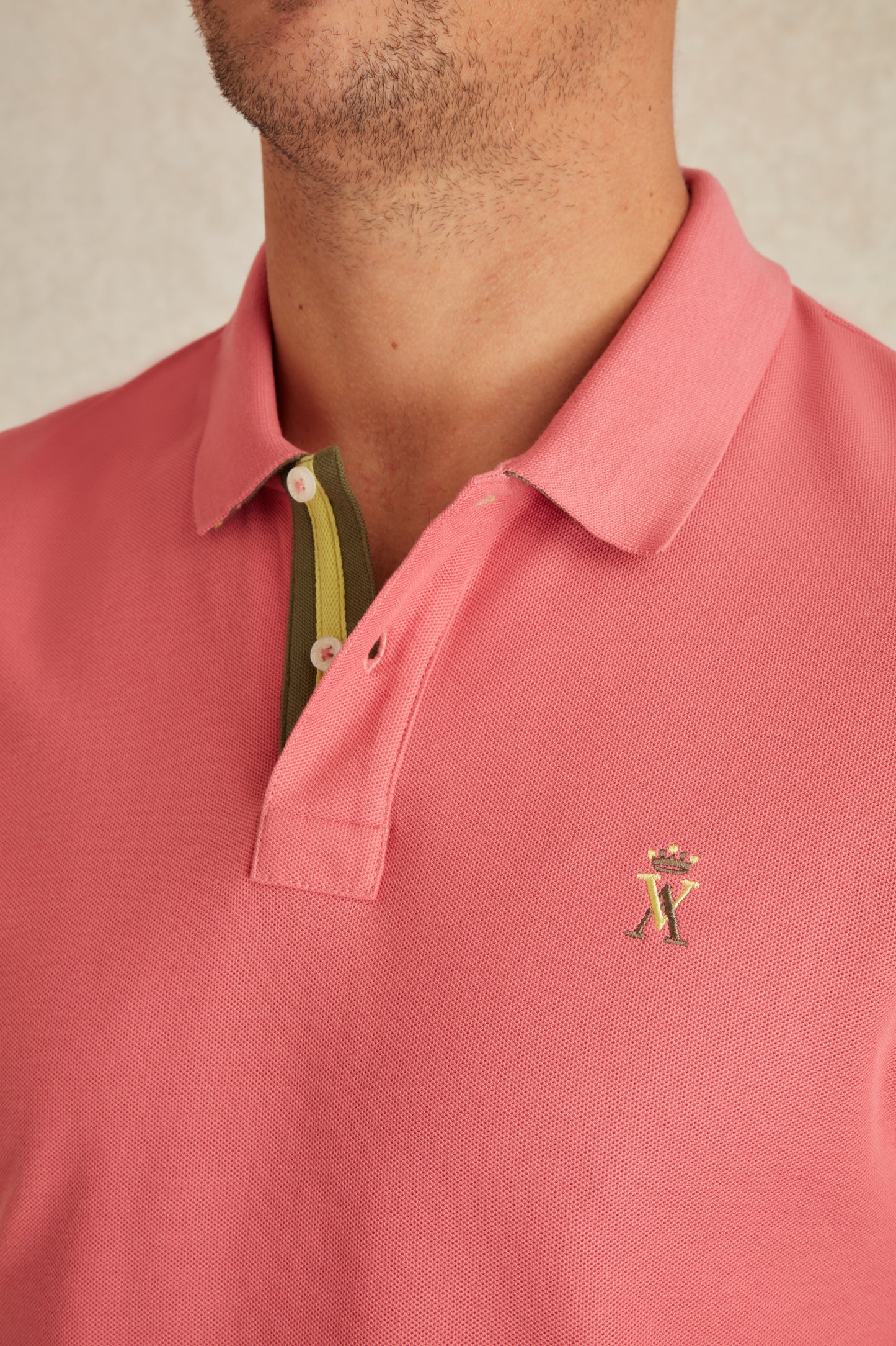 Polo à Détails Bicolore