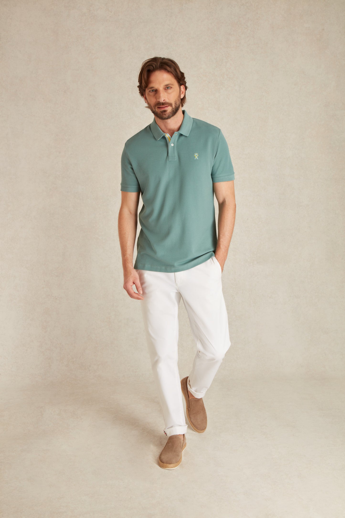 Polo à Détails Bicolore