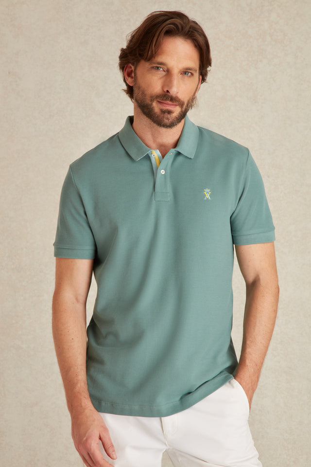 Polo à Détails Bicolore - Image principale