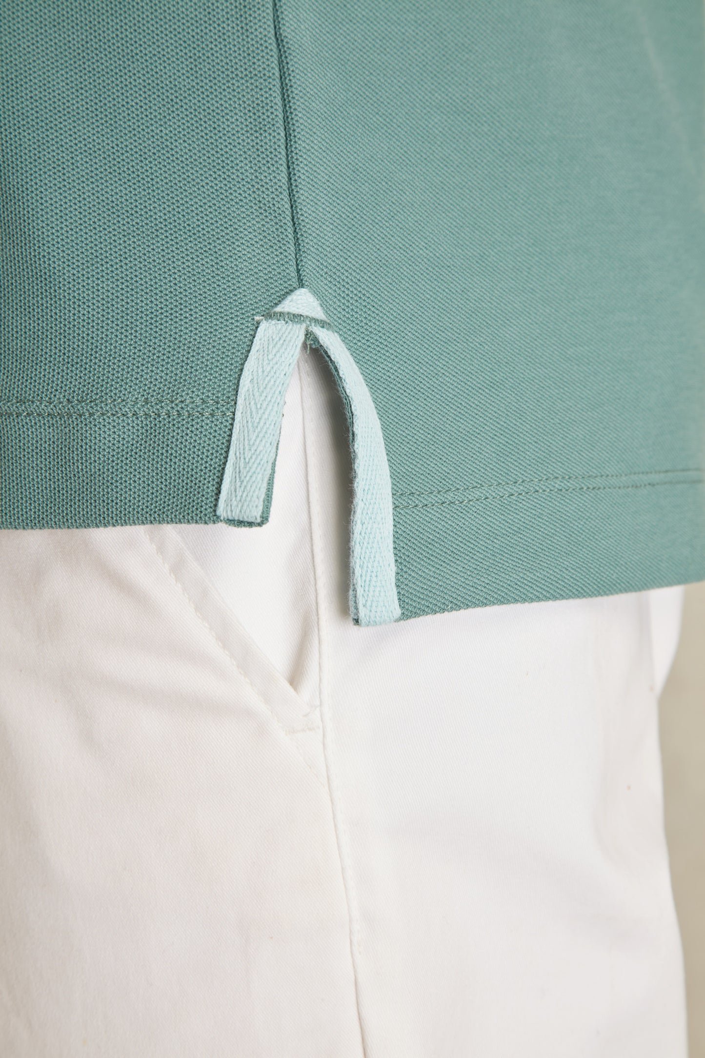 Polo à Détails Bicolore