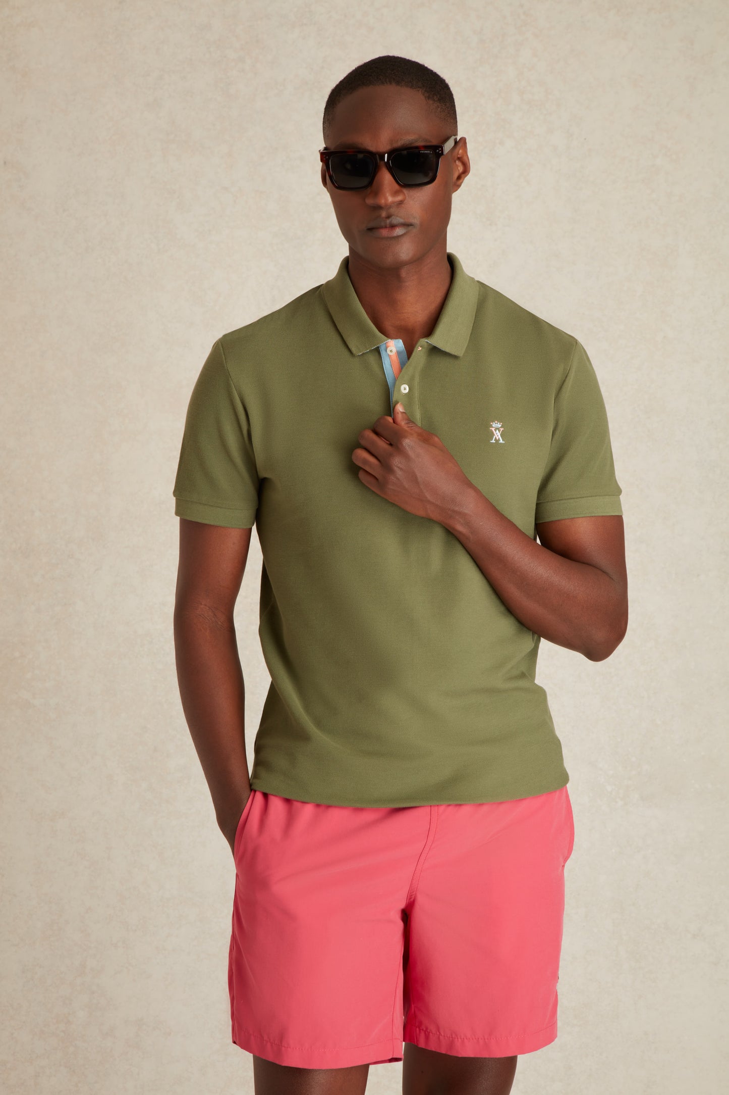 Polo à Détails Bicolore