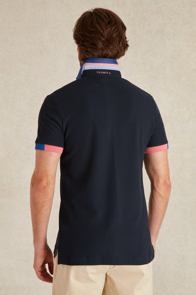 Polo à Détails Tricolore - Image principale