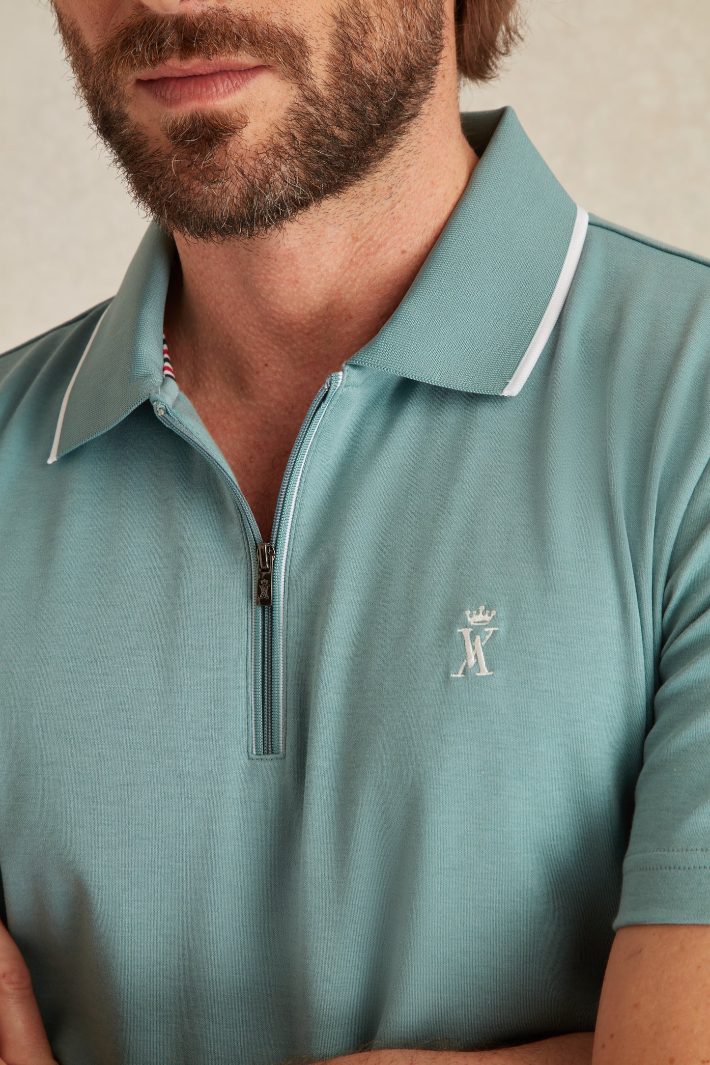 Polo à Col Zippé