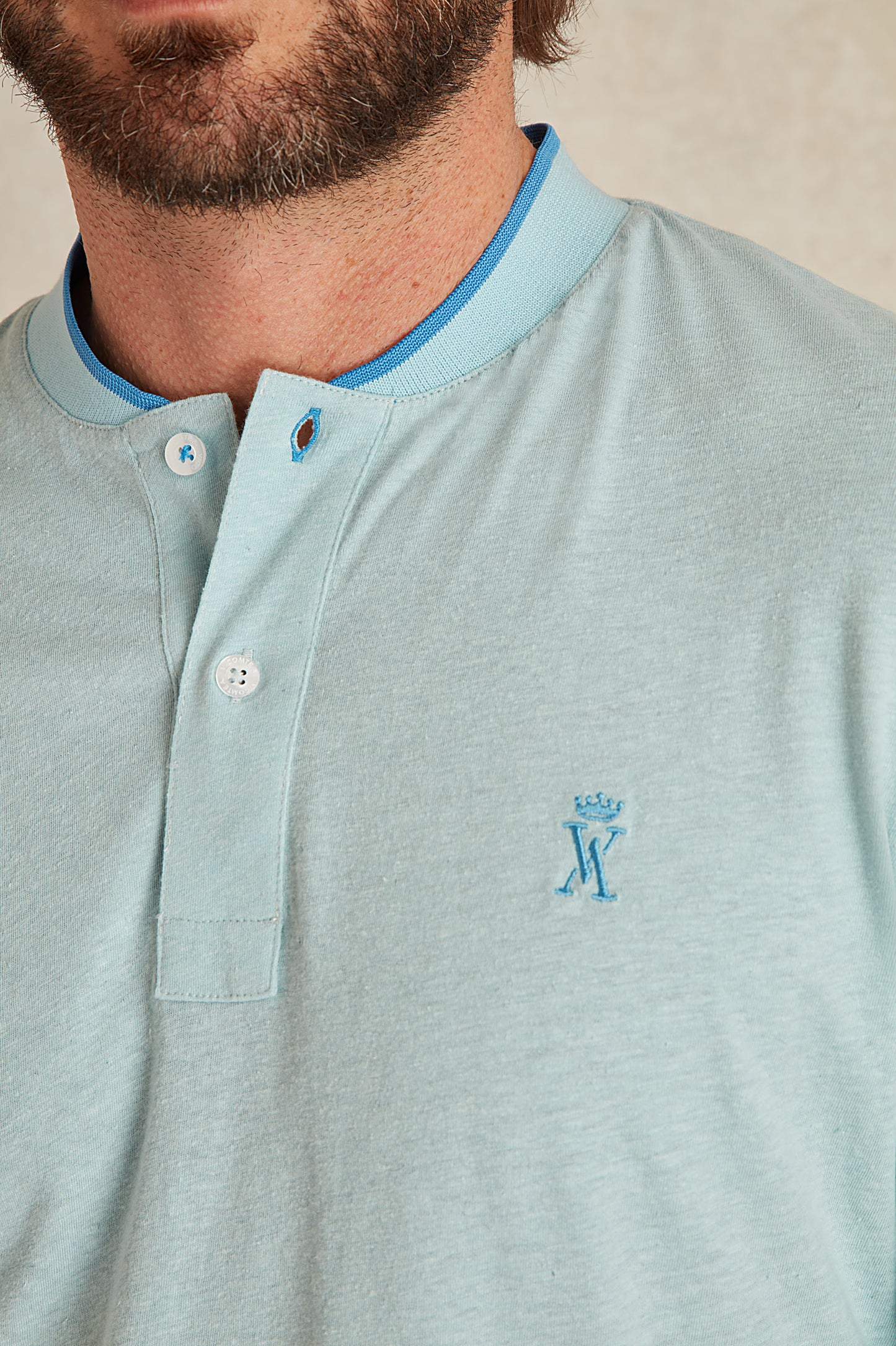 Polo à Col Officier